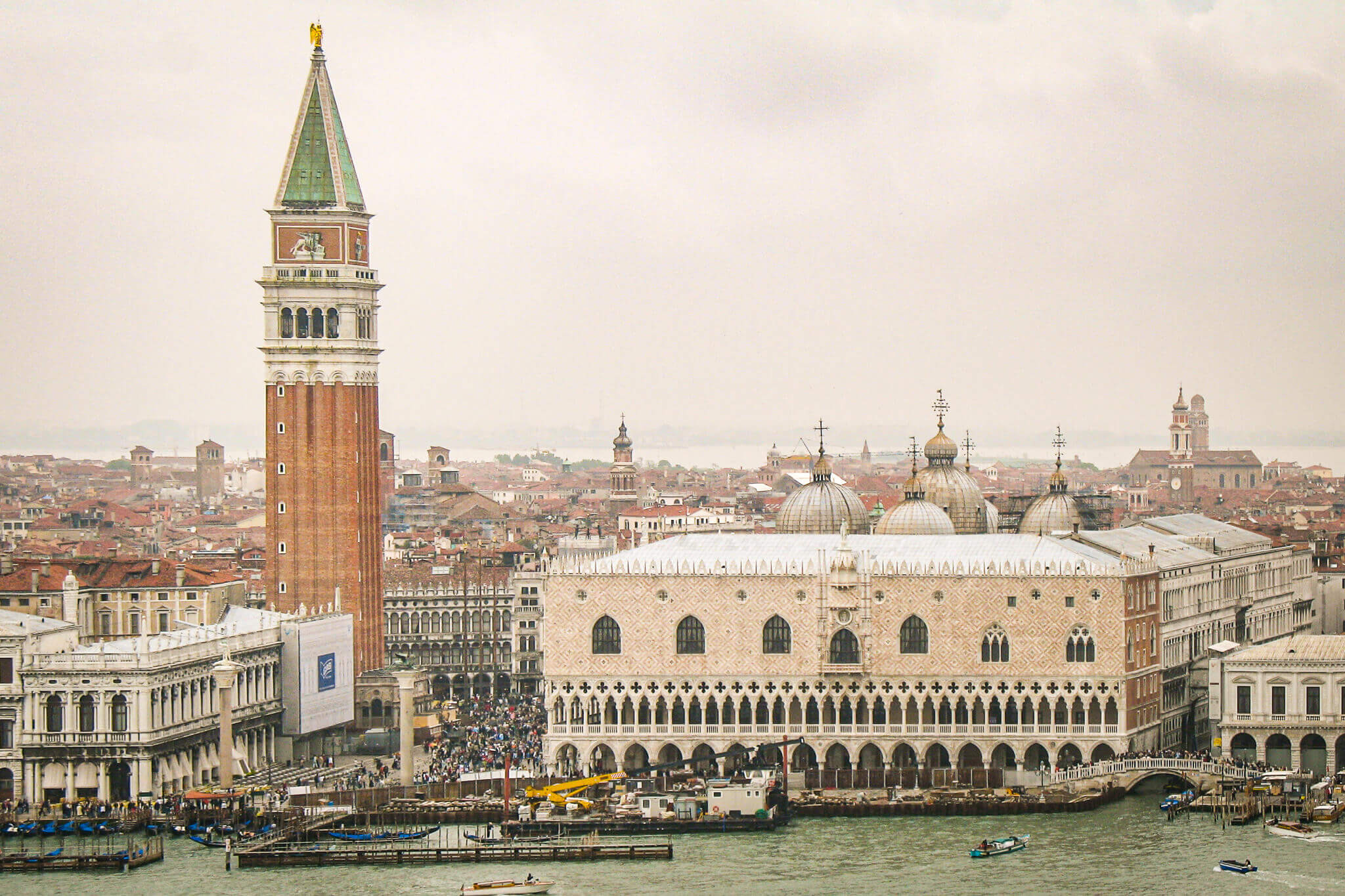 San Marco Basilica, the Campanile and Doge's Palace in Venice