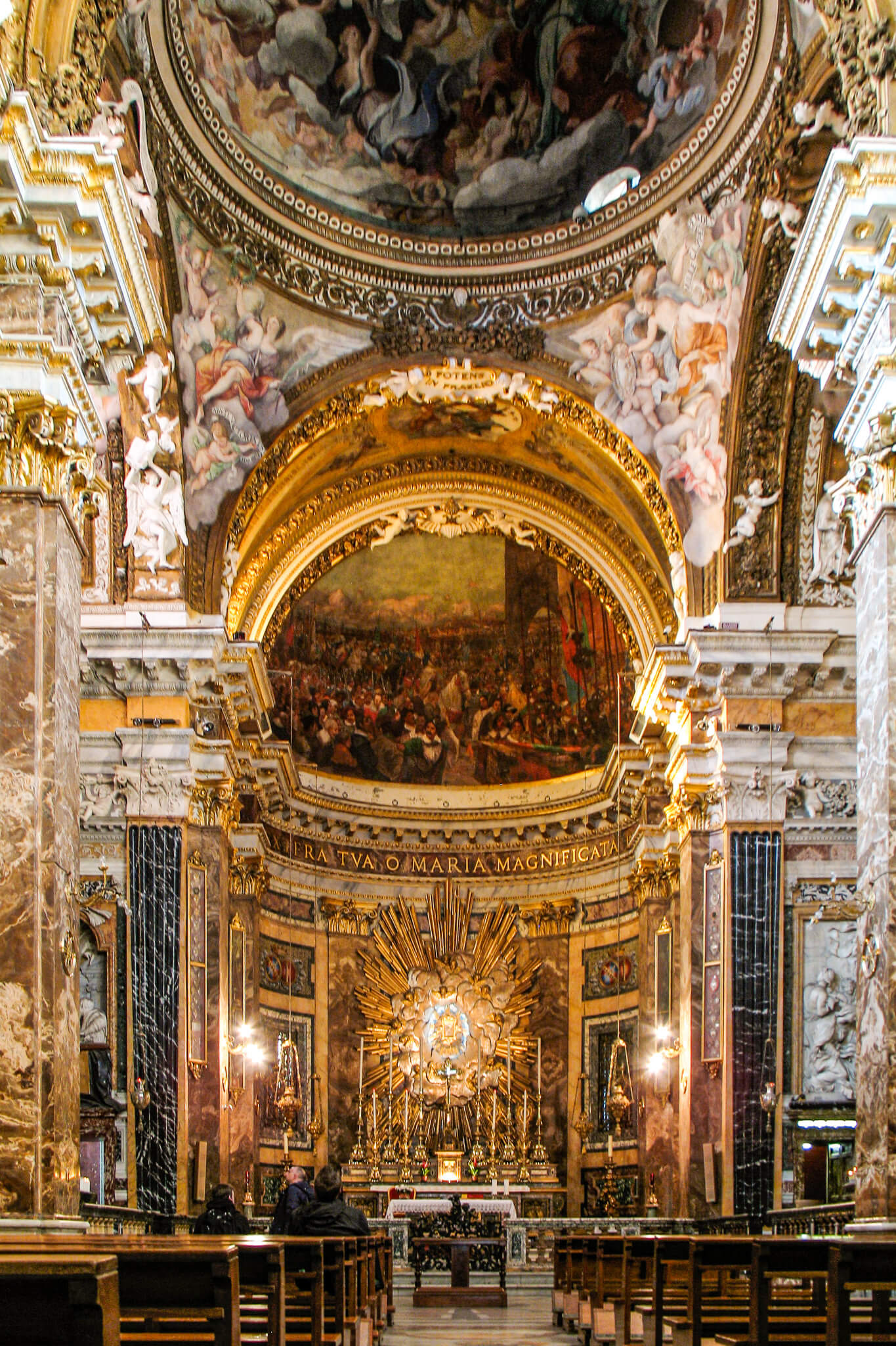 Interior of Santa Maria della Vittoria