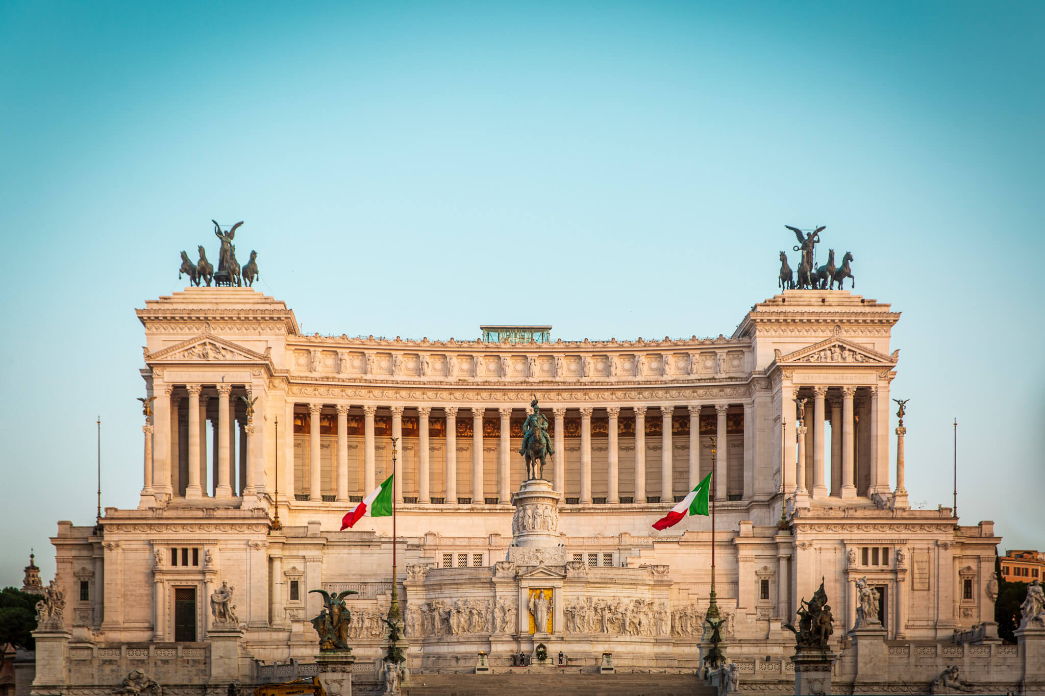 The Victor Emmanuel II monument in Rome
