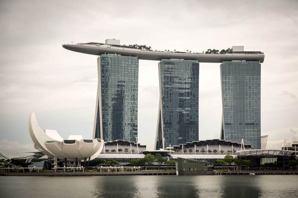 The Marina Bay Sands Hotel in Singapore