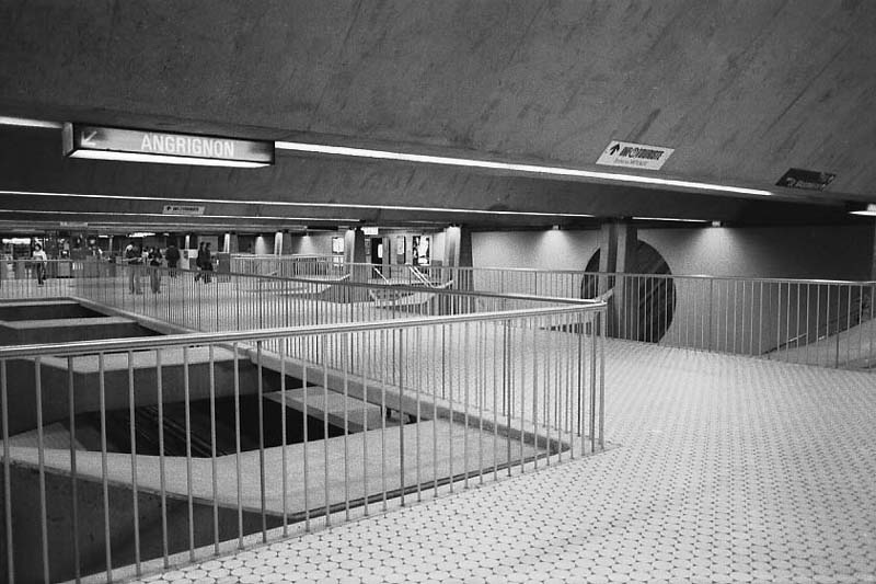 Peel subway station interior
