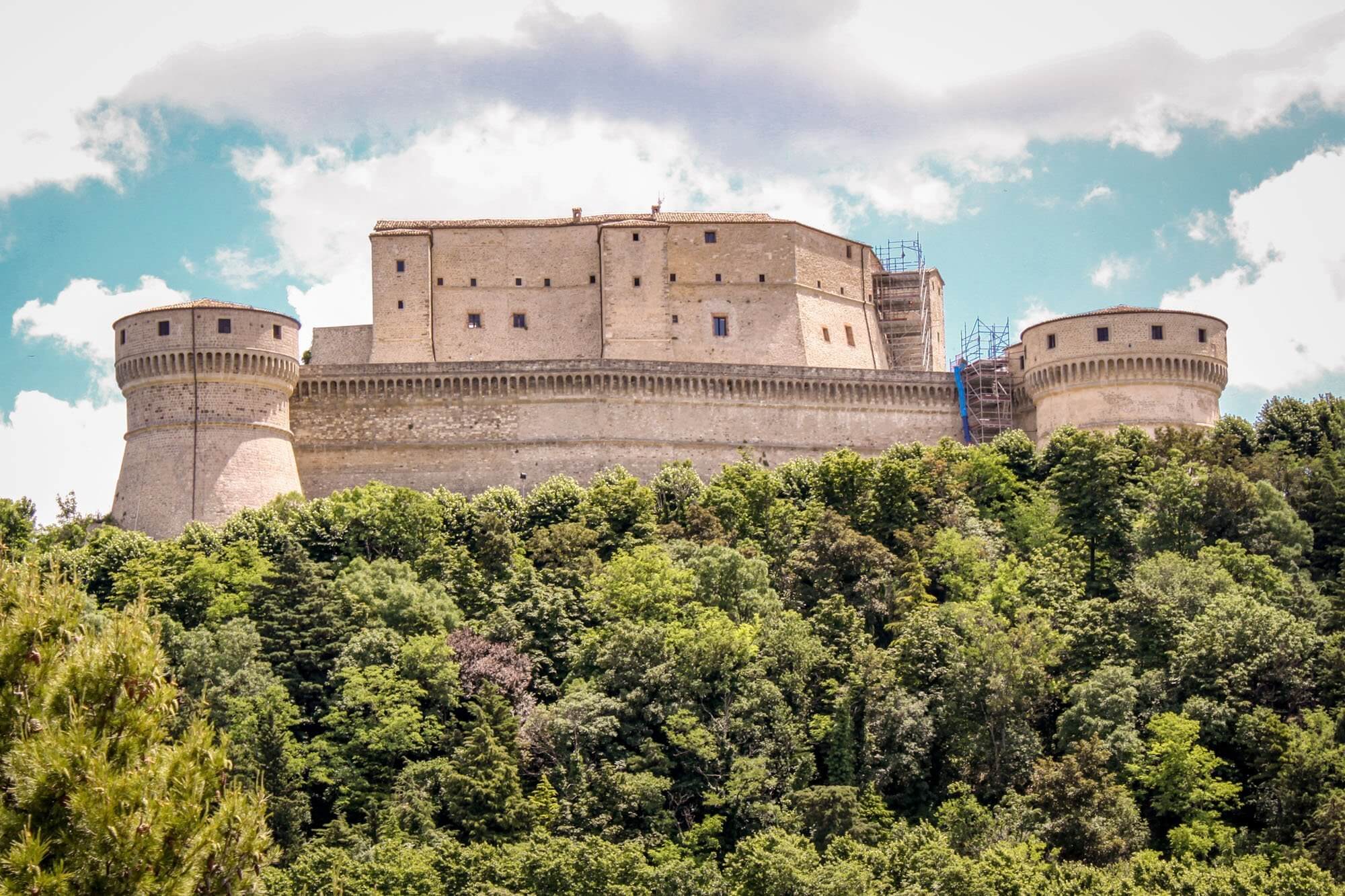 The fortress in San Leo, Le Marche, Italy