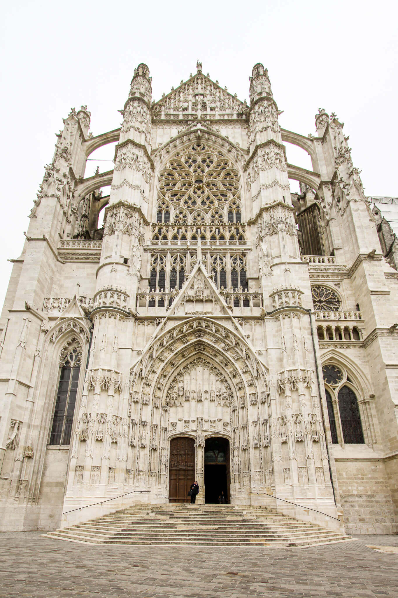 Facade of the ambitious Beauvais Cathedral
