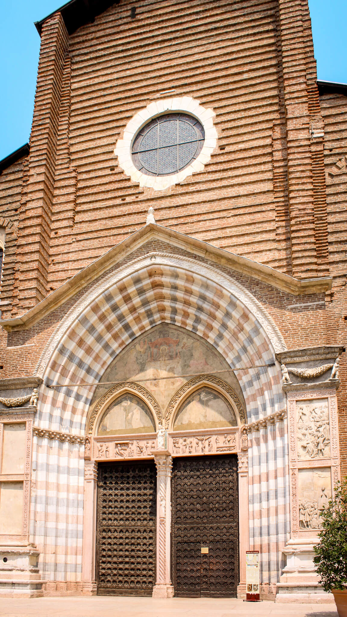 The Basilica di Santa Anastasia in Verona