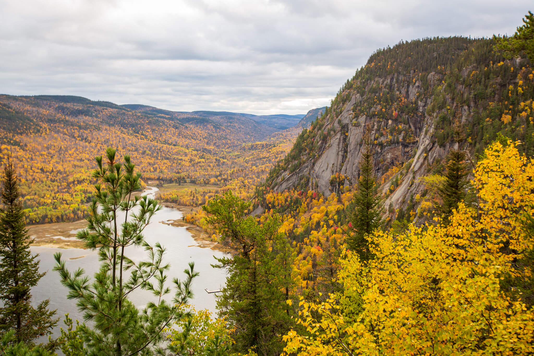 Views from Statue trail in the Saguenay Fjord National Park