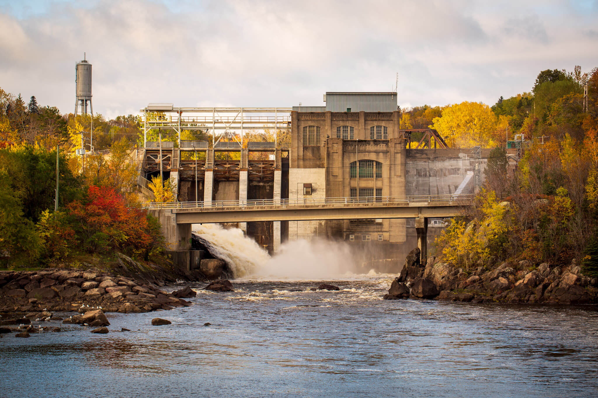 The Price hydroelectric powerhouse in Chicoutimi, Quebec