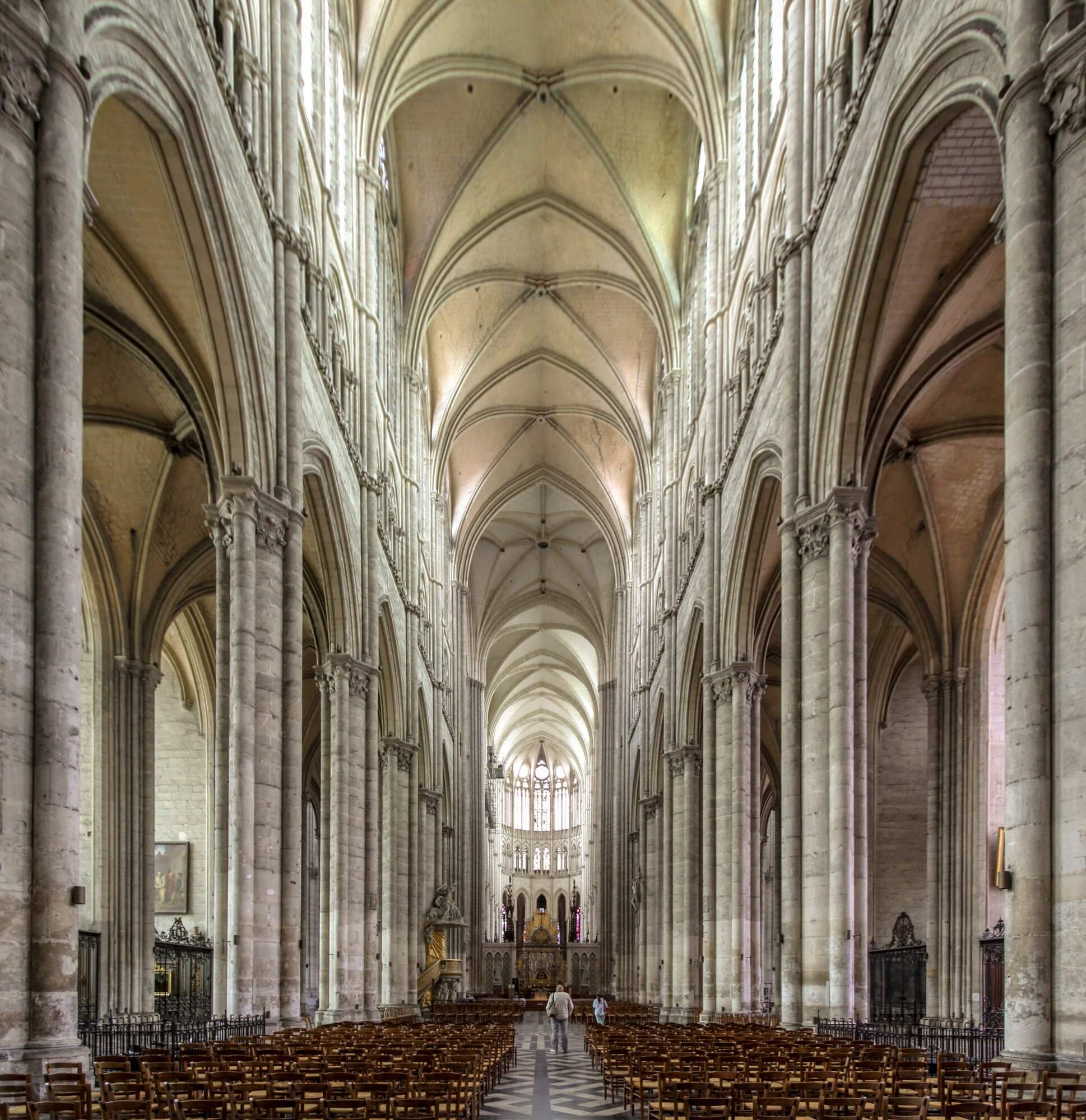 The interior of Amiens Cathedral
