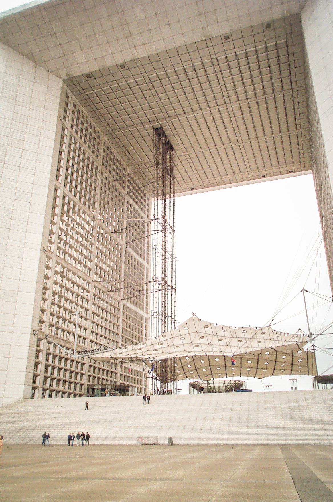 The Grande Arche de la Défense, just outside Paris