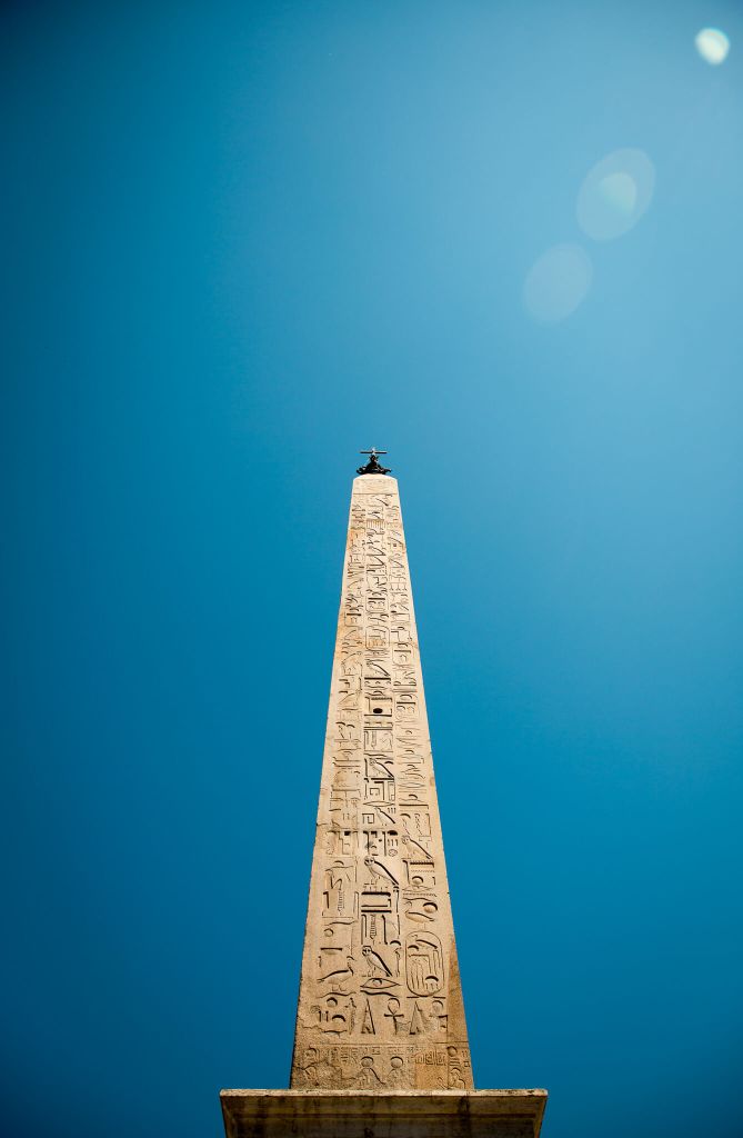 The Lateran Obelisk, the largest standing ancient Egyptian obelisk in the world