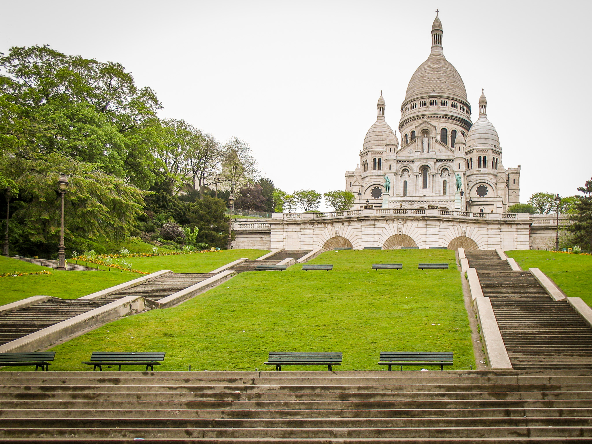 Sacré-Coeur Basilica on the hill of Montmartre