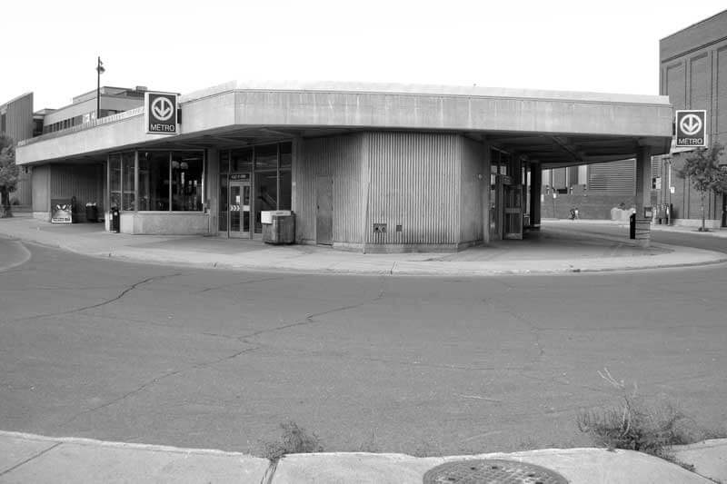 Place-Saint-Henri subway station exterior in Montreal