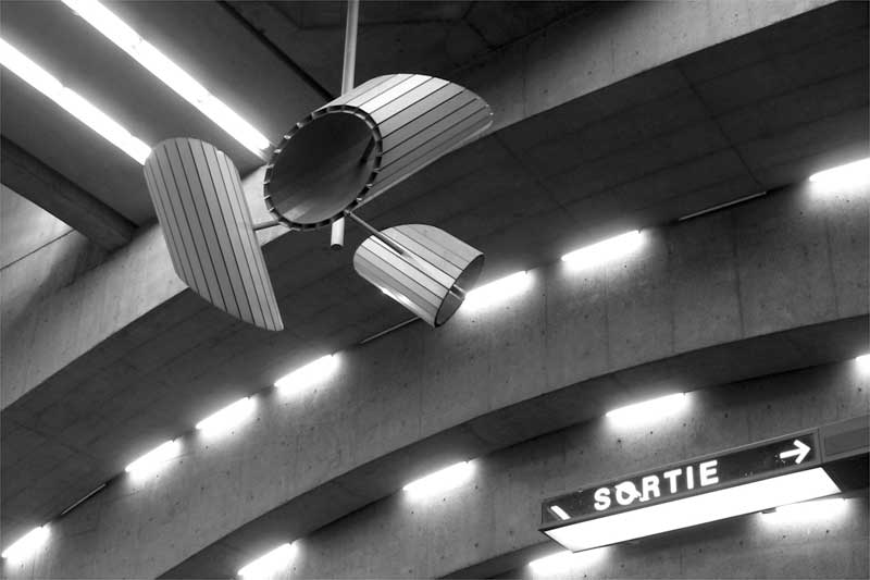 Place-Saint-Henri subway station interior art