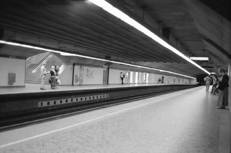 Joliette subway station interior