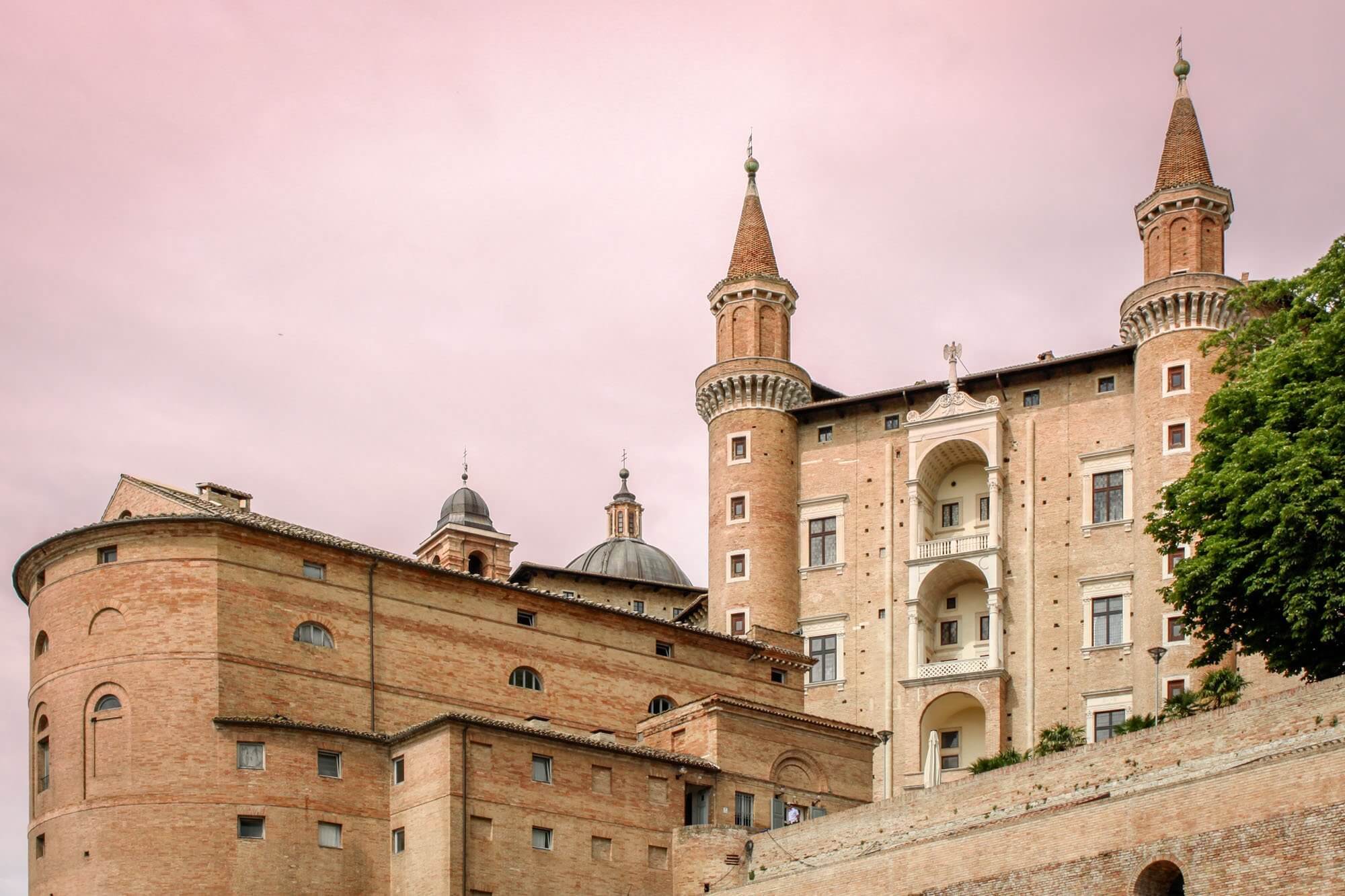 The Ducal Palace in Urbino, Le Marche, Italy