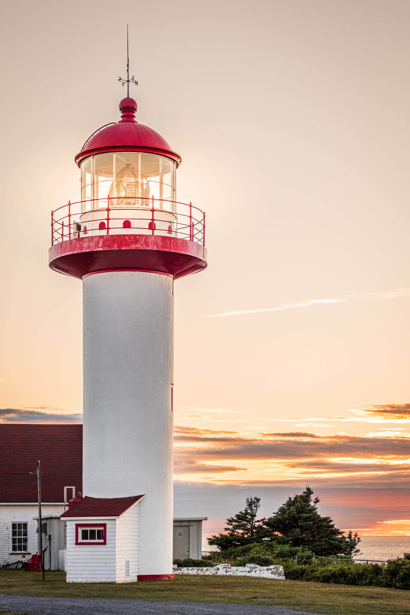 The lighthouse at Cap-de-la-Madeleine, Quebec