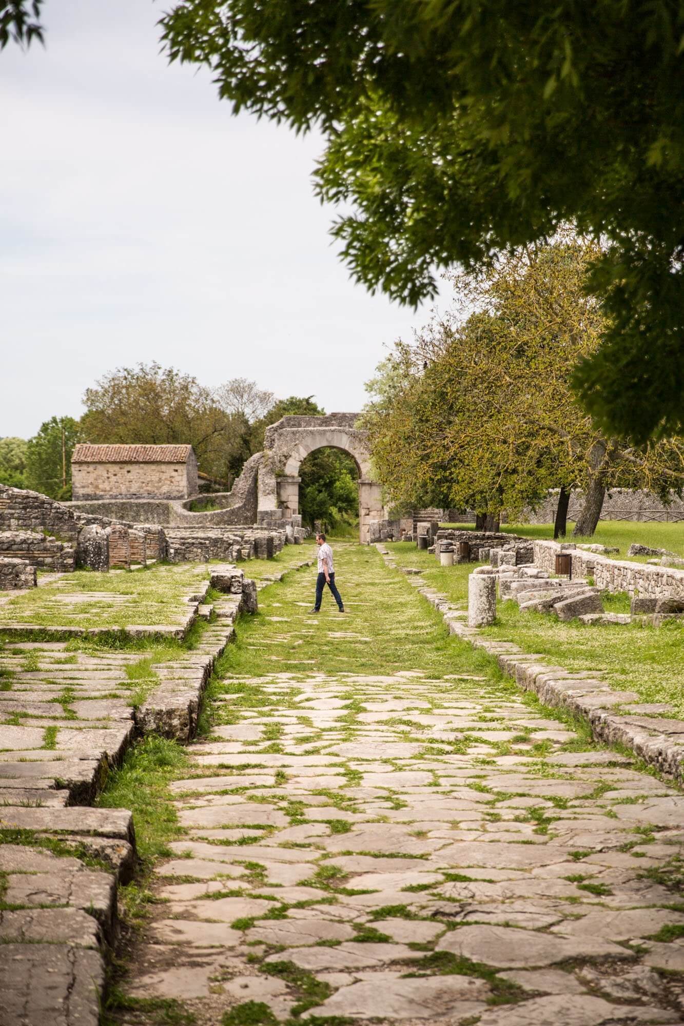 The Saepinum Archaeological Area near Saepinum, Molise, Italy