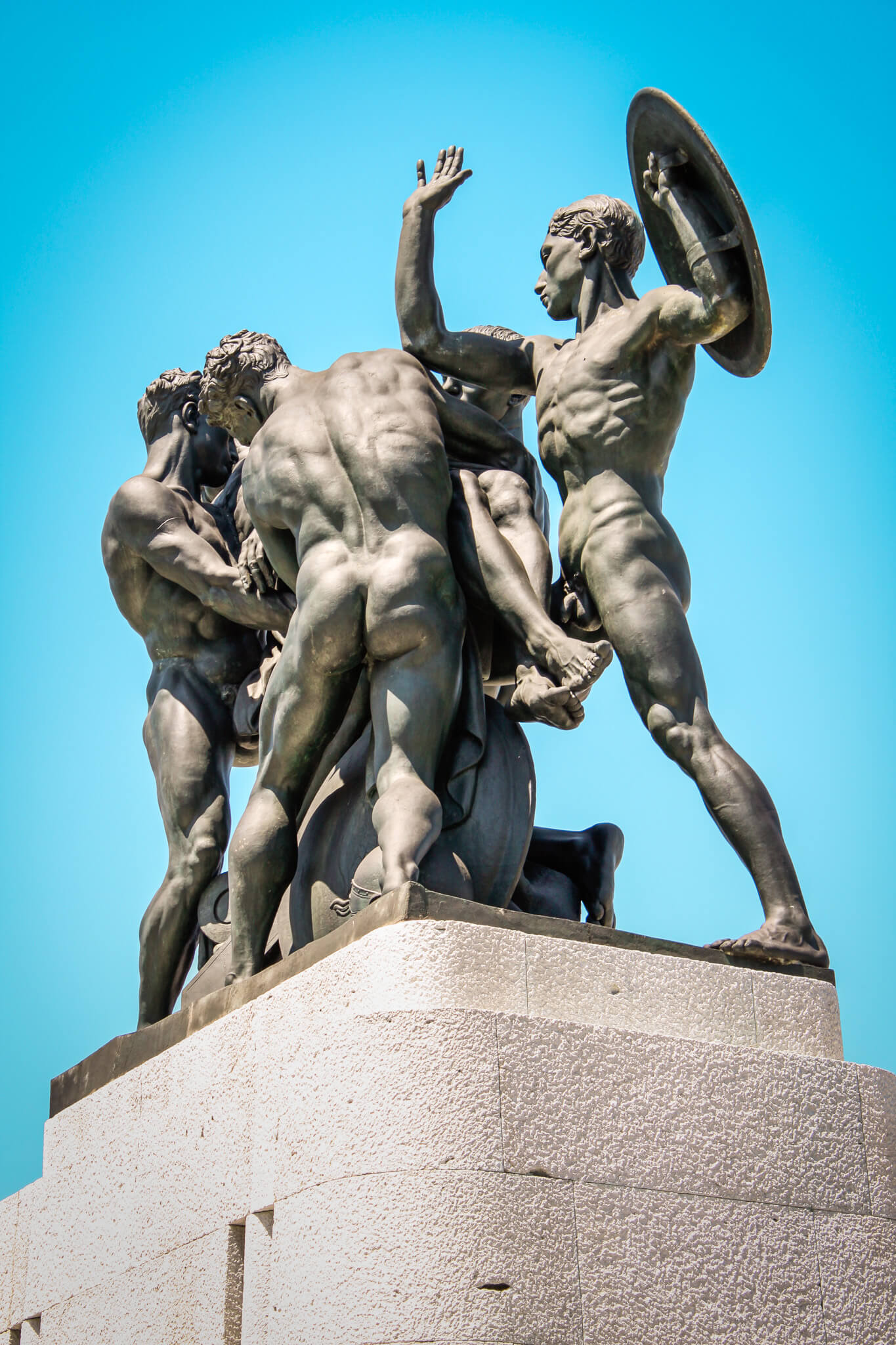 The Monumento ai Caduti, or War Memorial, in Trieste