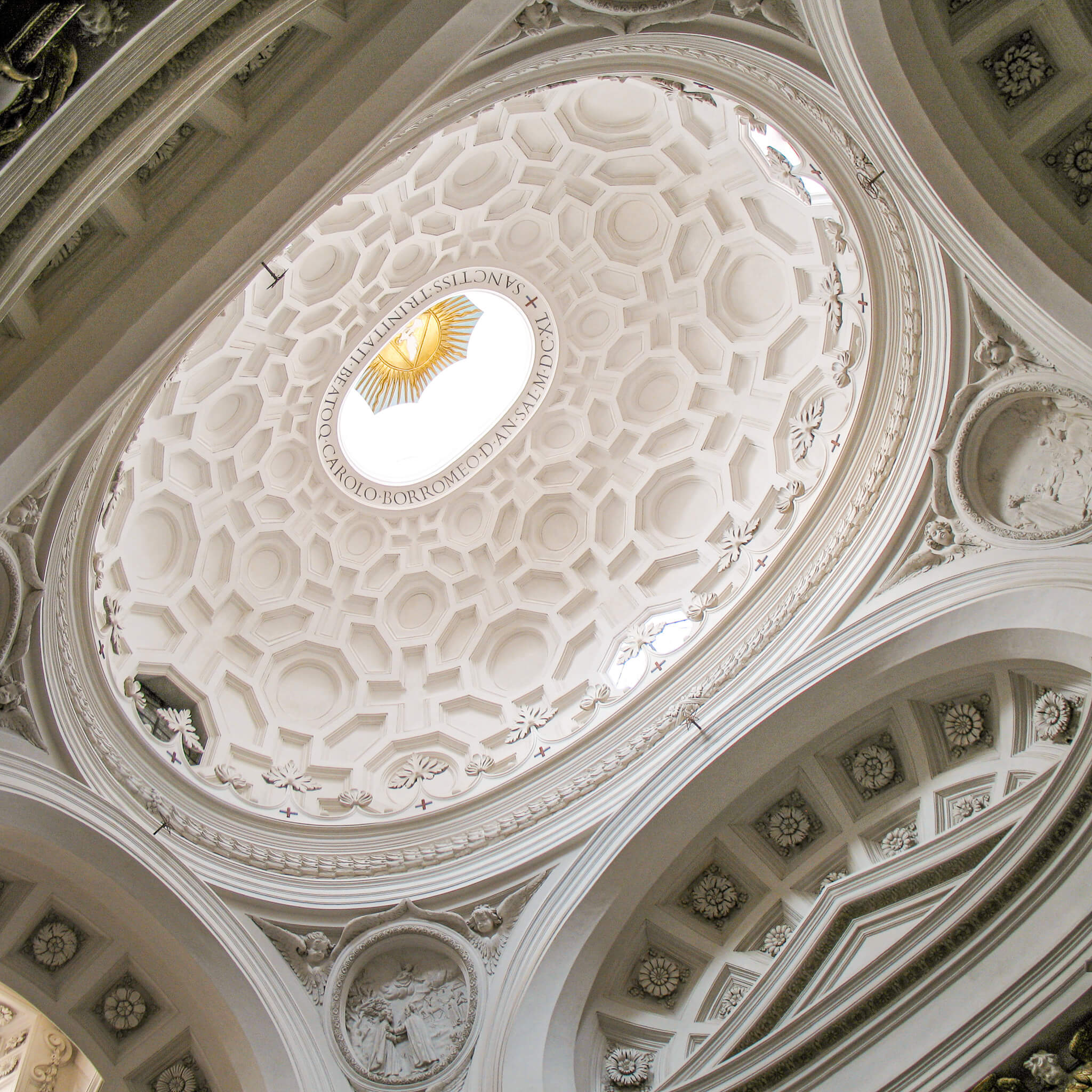 The dome in San Carlo alle Quattro Fontane