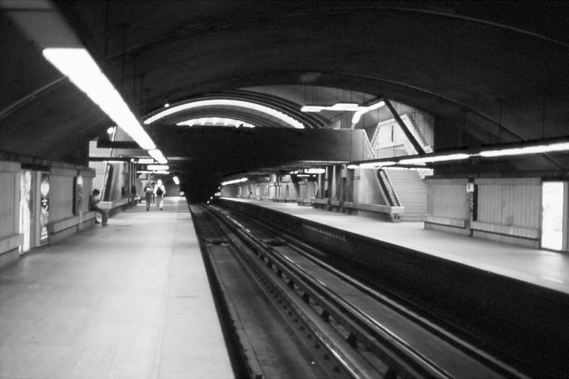 Cadillac subway station interior