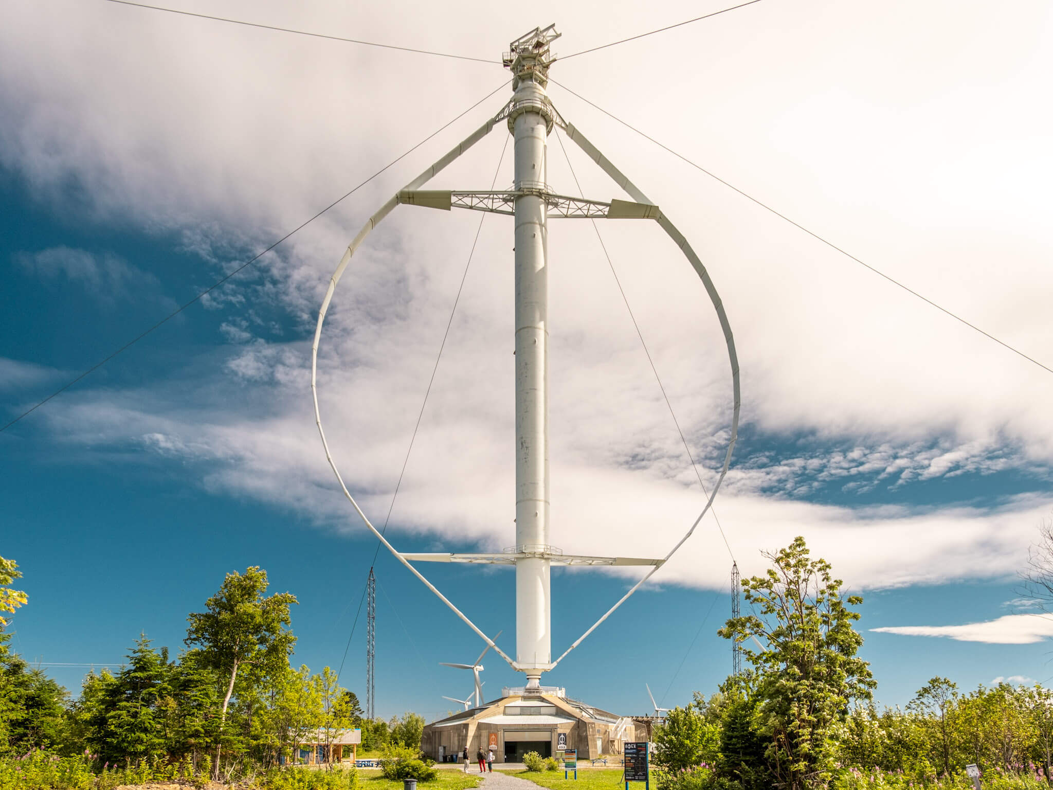 The world’s tallest vertical axis wind turbine in Cap-Chat, Quebec