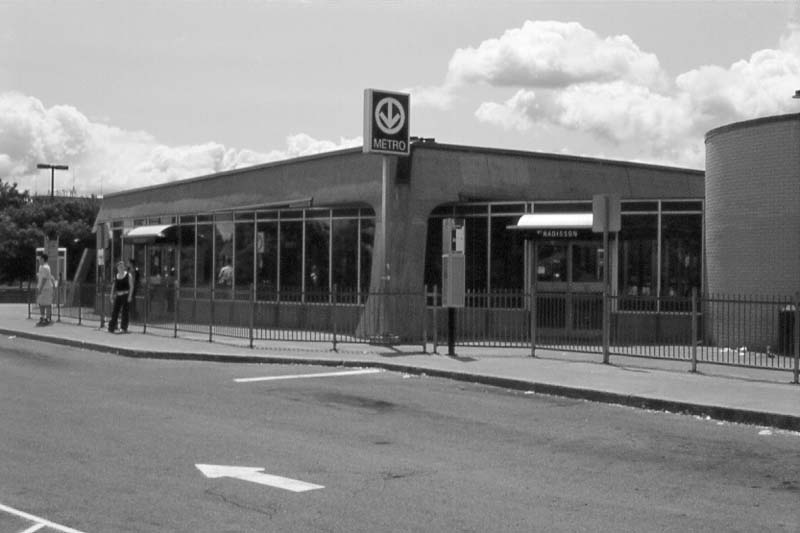 Radisson subway station exterior in Montreal