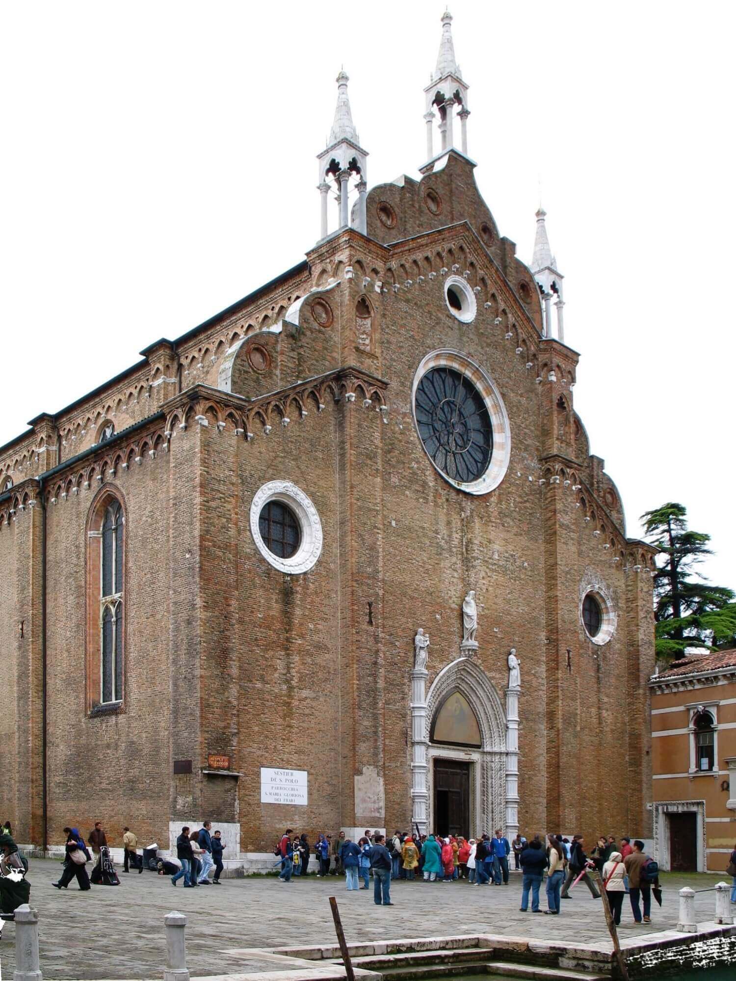 The Santa Maria Gloriosa dei Frari basilica in Venice