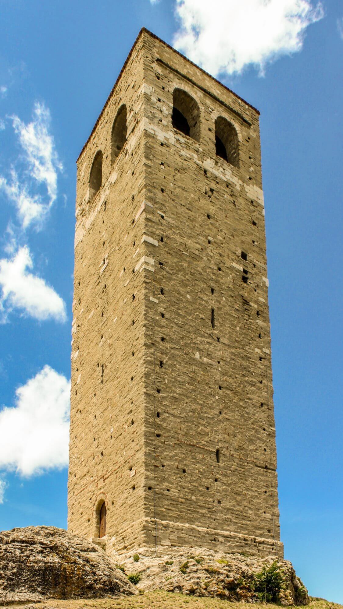 The Romanesque defensive watchtower in San Leo