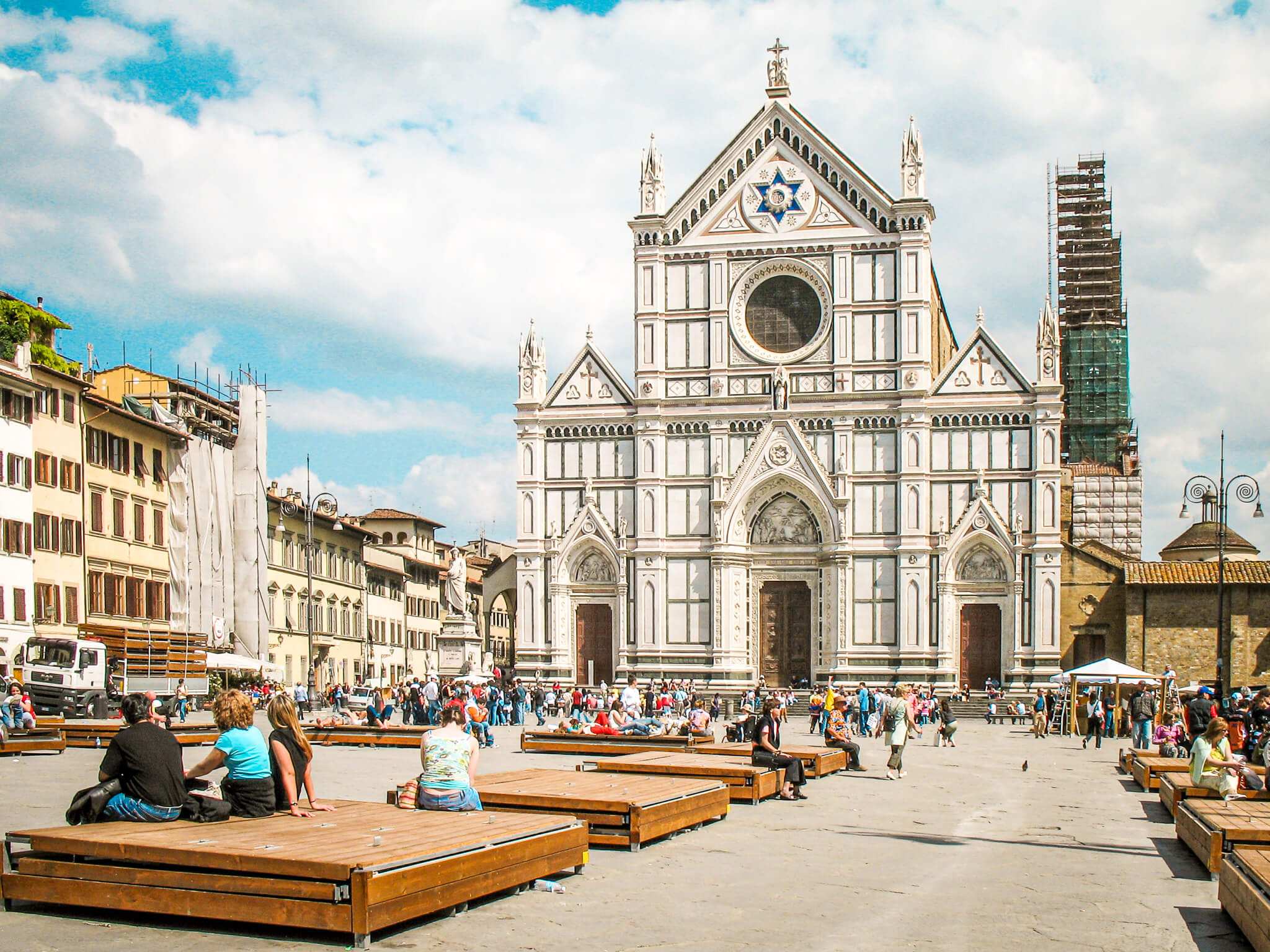 The Santa Croce basilica in Florence