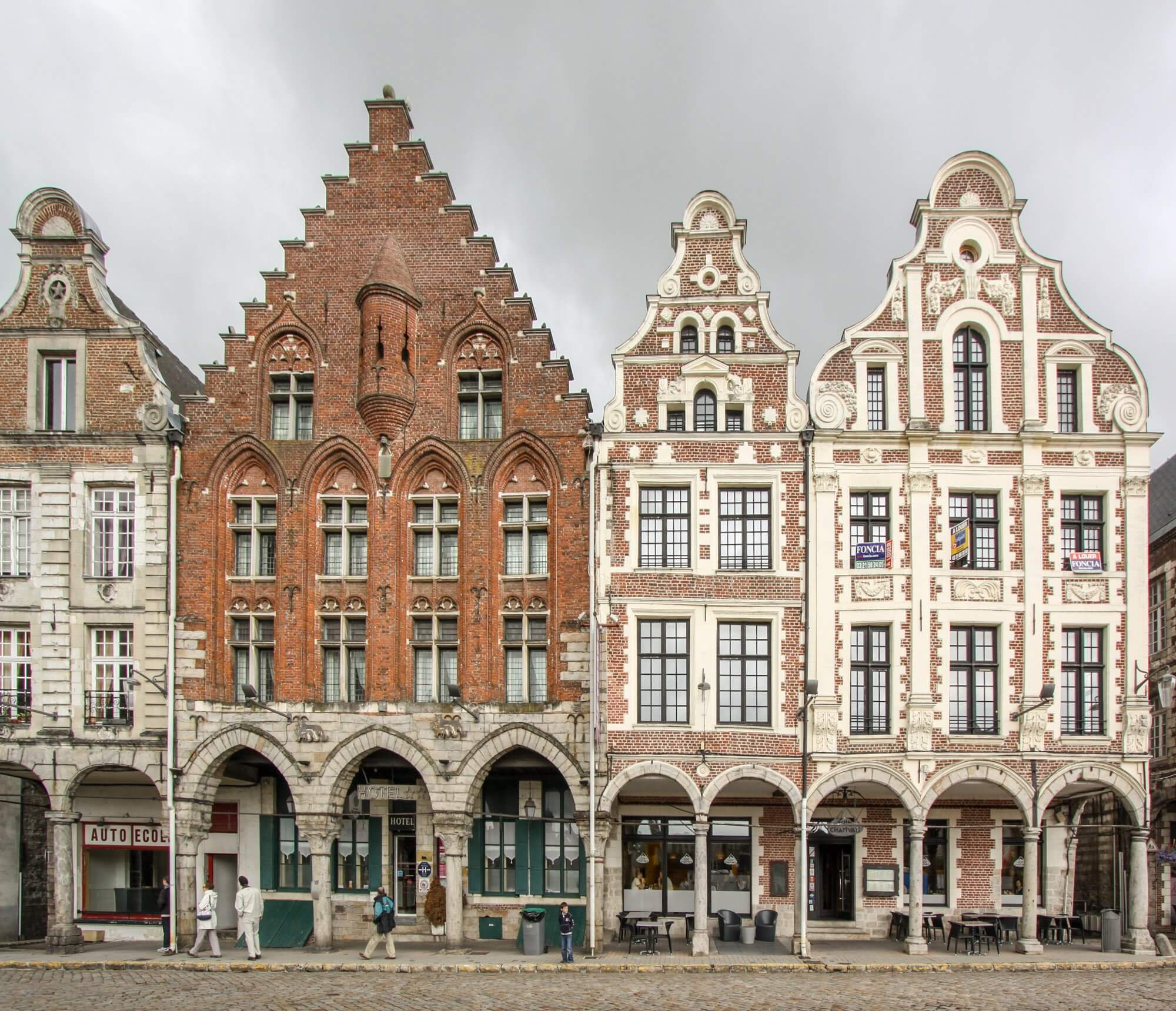Flemish baroque architecture in Arras, France