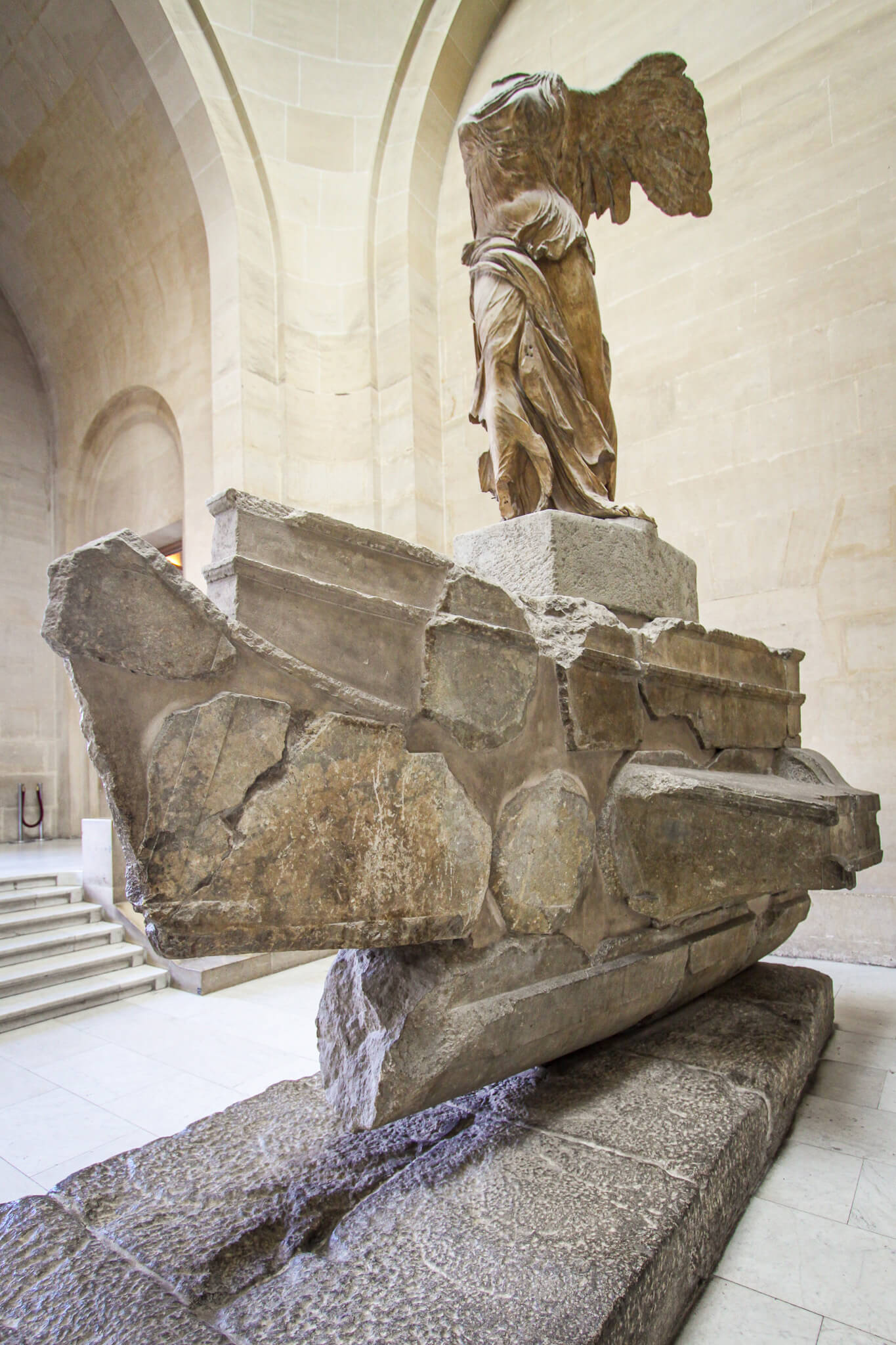 Winged Victory of Samothrace in the Louvre